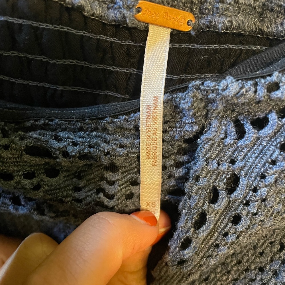 Free People Strapless Mini Dress